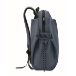 Mochila de nylon repelente à água compatível com portátil de 16” cor preto mate oitava vista