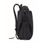 Mochila de nylon repelente à água compatível com portátil de 16” cor azul-marinho oitava vista