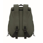 Mochila de nylon repelente à água compatível com portátil de 16” cor verde-escuro nona vista