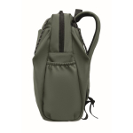 Mochila de nylon repelente à água compatível com portátil de 16” cor verde-escuro décima vista