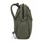 Mochila de nylon repelente à água compatível com portátil de 16” cor verde-escuro