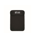 Capa de neopreno para tablet com 3 mm de espessura e tamanho de 11'' cor preto vista principal