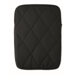 Capa para portátil em nylon acolchoado com bolso frontal 15'' cor preto