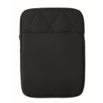 Capa para portátil em nylon acolchoado com bolso frontal 15'' cor preto