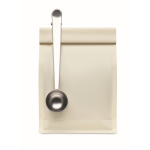 Colher doseadora de aço inoxidável com clip de fecho 15 ml cor prateado sexta vista