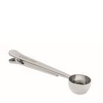 Colher doseadora de aço inoxidável com clip de fecho 15 ml cor prateado vista principal