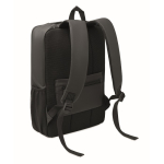 Mochila para portátil em RPET 600D com frente rígida 15'' cor preto