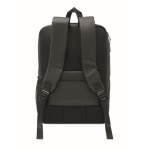 Mochila para portátil em RPET 600D com frente rígida 15'' cor preto quarta vista