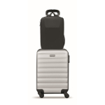 Mochila para portátil em RPET 600D com frente rígida 15'' cor preto quinta vista