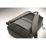 Mochila para portátil em RPET 600D com frente rígida 15'' cor preto vista fotografia oitava vista
