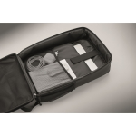 Mochila para portátil em RPET 600D com frente rígida 15'' cor preto vista fotografia