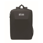Mochila para portátil em RPET 600D com frente rígida 15'' cor preto vista principal