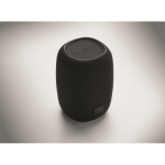 Altifalante sem fios recarregável com cabo USB-C com potência de 8W cor preto vista fotografia terceira vista