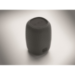 Altifalante sem fios recarregável com cabo USB-C com potência de 8W cor cinzento-escuro vista fotografia terceira vista