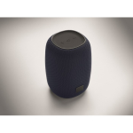 Altifalante sem fios recarregável com cabo USB-C com potência de 8W cor azul-marinho vista fotografia terceira vista