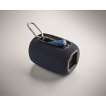 Altifalante sem fios recarregável com cabo USB-C com potência de 8W cor azul-marinho vista fotografia sétima vista
