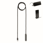Cabo USB-C de 1 metro para carregamento e transferência de dados 60W cor preto