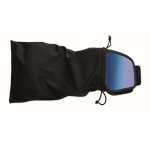 Óculos de ski com lente espelhada, proteção UV400 e anti-riscos cor azul quarta vista