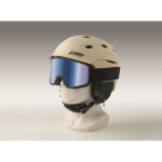 Óculos de ski com lente espelhada, proteção UV400 e anti-riscos cor azul vista fotografia