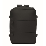Mochila de cabine extensível em RPET 600D com vários bolsos 20 L cor preto segunda vista