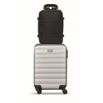 Mochila de cabine extensível em RPET 600D com vários bolsos 20 L cor preto
