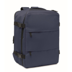 Mochila de cabine extensível em RPET 600D com vários bolsos 20 L cor azul