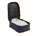 Mochila de cabine extensível em RPET 600D com vários bolsos 20 L cor azul