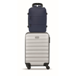 Mochila de cabine extensível em RPET 600D com vários bolsos 20 L cor azul