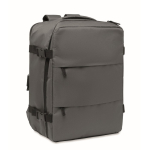Mochila de cabine extensível em RPET 600D com vários bolsos 20 L cor cinzento-escuro