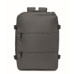 Mochila de cabine extensível em RPET 600D com vários bolsos 20 L cor cinzento-escuro