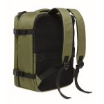 Mochila de cabine extensível em RPET 600D com vários bolsos 20 L cor verde militar terceira vista