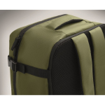 Mochila de cabine extensível em RPET 600D com vários bolsos 20 L cor verde militar vista fotografia sexta vista