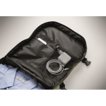 Mochila de cabine extensível em RPET 600D com vários bolsos 20 L cor verde militar vista fotografia oitava vista