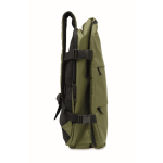 Mochila de cabine extensível em RPET 600D com vários bolsos 20 L cor verde militar