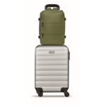 Mochila de cabine extensível em RPET 600D com vários bolsos 20 L cor verde militar