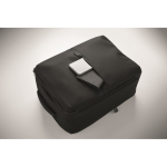 Mochila de viagem em RPET 600D com saco de vácuo e bomba incluída 18L cor preto vista fotografia sétima vista