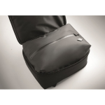 Mochila de viagem em RPET 600D com saco de vácuo e bomba incluída 18L cor preto vista fotografia