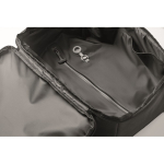 Mochila de viagem em RPET 600D com saco de vácuo e bomba incluída 18L cor preto vista fotografia