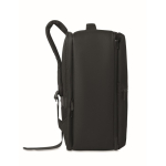 Mochila de viagem em RPET 600D com saco de vácuo e bomba incluída 18L cor preto