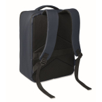 Mochila de viagem em RPET 600D com saco de vácuo e bomba incluída 18L cor azul-marinho segunda vista