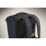 Mochila de viagem em RPET 600D com saco de vácuo e bomba incluída 18L cor azul-marinho vista fotografia sexta vista