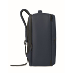 Mochila de viagem em RPET 600D com saco de vácuo e bomba incluída 18L cor azul-marinho