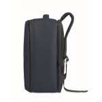 Mochila de viagem em RPET 600D com saco de vácuo e bomba incluída 18L cor azul-marinho
