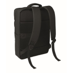 Mochila em RPET com revestimento em PU para portátil até 15'' cor preto segunda vista