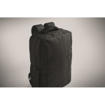 Mochila em RPET com revestimento em PU para portátil até 15'' cor preto vista fotografia quinta vista