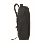 Mochila em RPET com revestimento em PU para portátil até 15'' cor preto