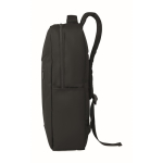 Mochila em RPET com revestimento em PU para portátil até 15'' cor preto