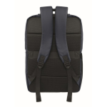 Mochila em RPET com revestimento em PU para portátil até 15'' cor azul quarta vista