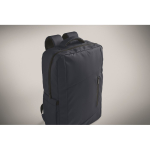 Mochila em RPET com revestimento em PU para portátil até 15'' cor azul vista fotografia quinta vista