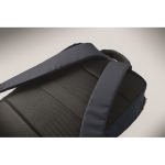 Mochila em RPET com revestimento em PU para portátil até 15'' cor azul vista fotografia sétima vista